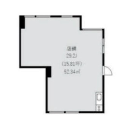 千葉県船橋市　船橋駅徒歩5分　ビル1階物件図面