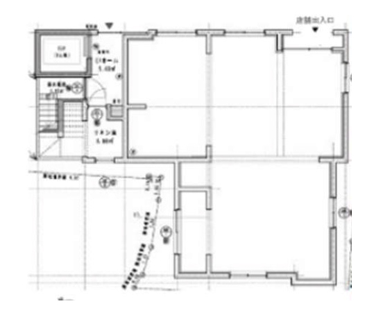 東京都墨田区　京成曳舟駅徒歩7分　ビル1階物件図面
