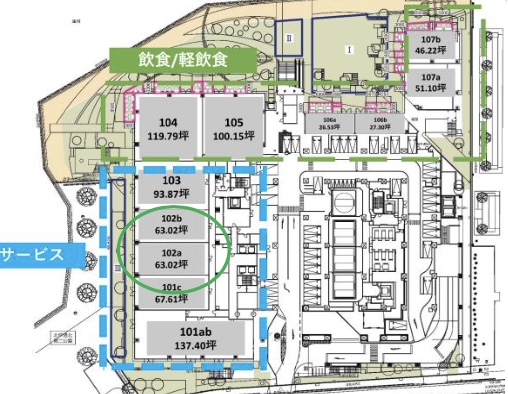 神奈川県横浜市　馬車道駅徒歩2分　新築計画ビル1階物件図面
