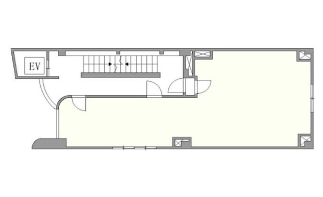 東京都世田谷区　桜新町駅徒歩1分　ビル2階物件図面