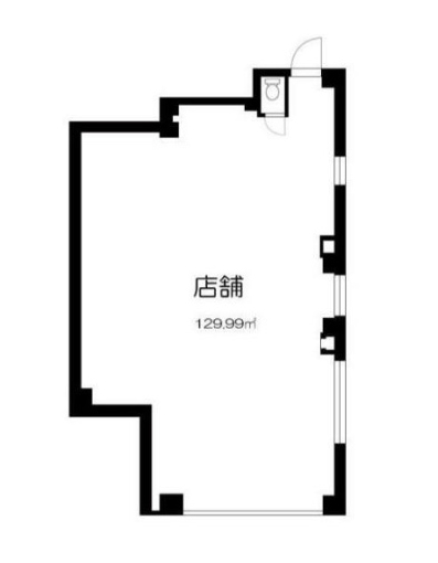 東京都板橋区　中板橋駅徒歩3分　ビル1階物件図面