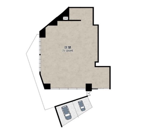 東京都所沢市　所沢駅徒歩３分　ビル1階物件図面