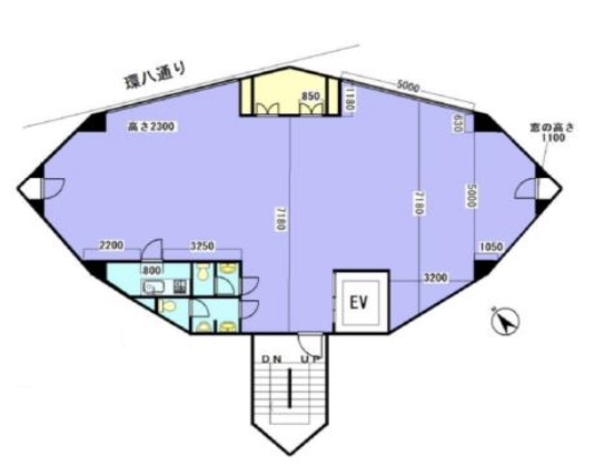 東京都大田区　糀谷駅徒歩2分　ビル2階物件図面