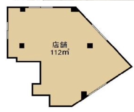 埼玉県川越市　霞ヶ関駅徒歩6分　ビル1階物件図面