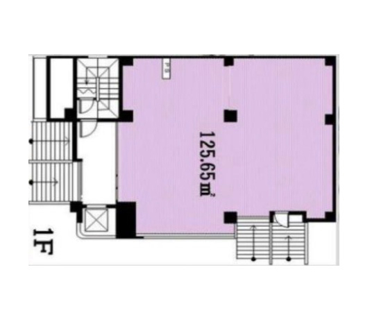 千葉県松戸市　北小金駅徒歩1分　ビル1階物件図面