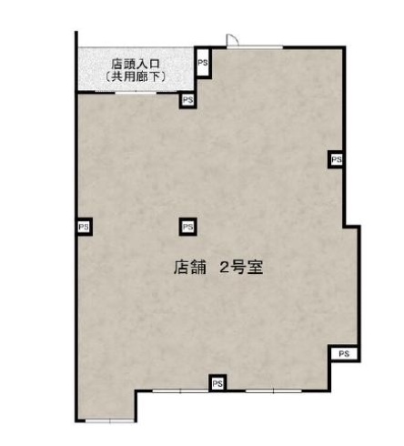 埼玉県越谷市　北越谷駅徒歩5分　ビル1階物件図面