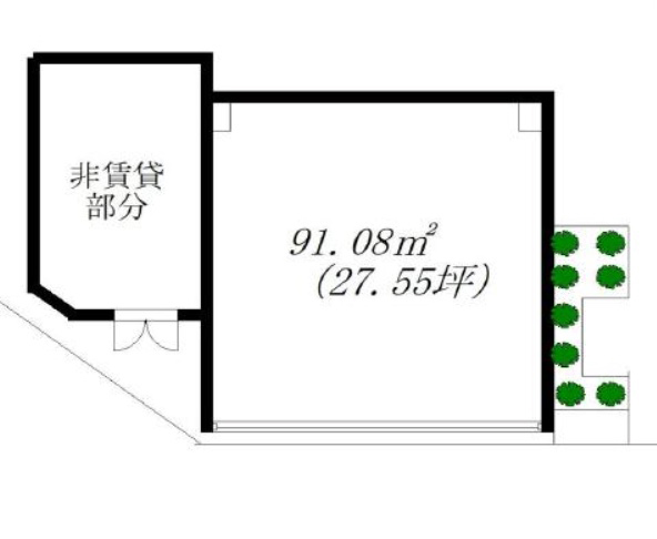 千葉県習志野市　東船橋駅徒歩11分　ビル1階物件図面