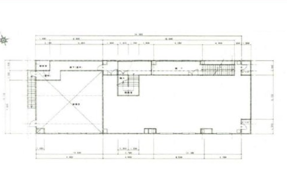 東京都品川区　戸越公園駅徒歩2分　ビル2階物件図面