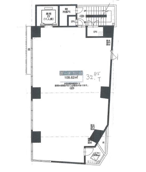 東京都荒川区　南千住駅徒歩3分　新築計画ビル物件図面