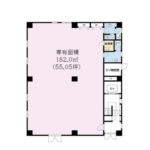 神奈川県鎌倉市　大船駅徒歩5分　ビル1階物件図面