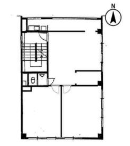 東京都大田区　田園調布駅徒歩1分　ビル1階物件図面