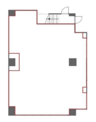 神奈川県横浜市　鶴見駅徒歩２分　新築計画ビル1階物件図面
