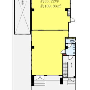 埼玉県川口市　川口駅徒歩10分　ビル1階物件図面