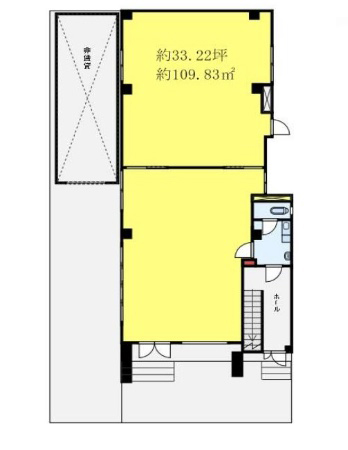 埼玉県川口市　川口駅徒歩10分　ビル1階物件図面