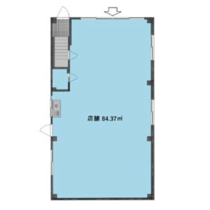 東京都江東区　清澄白河駅　徒歩５分　ビル1階物件図面