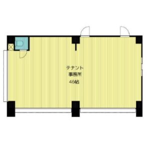 東京都目黒区　学芸大学駅徒歩３分 　ビル1階物件図面