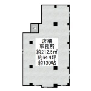 埼玉県狭山市　新狭山駅徒歩2分　ビル1階物件図面