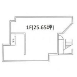 神奈川県逗子市　逗子駅徒歩3分　ビル1階物件図面