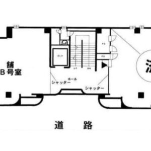東京都町田市　町田駅徒歩1分　ビル2階物件図面