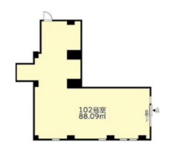 神奈川県川崎市　向ヶ丘遊園駅徒歩4分　ビル1階物件図面