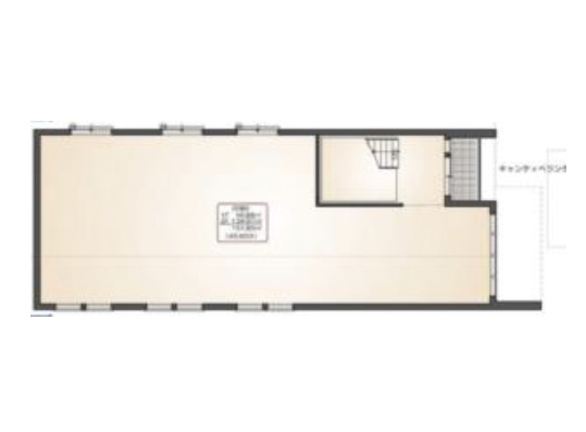 神奈川県横浜市　鴨居駅徒歩14分　ビル2階物件図面