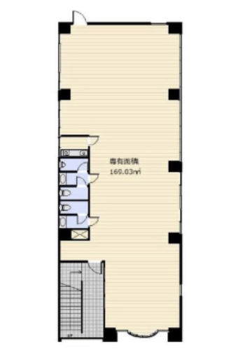 神奈川県相模原市　橋本駅バス27分　ビル1階物件図面