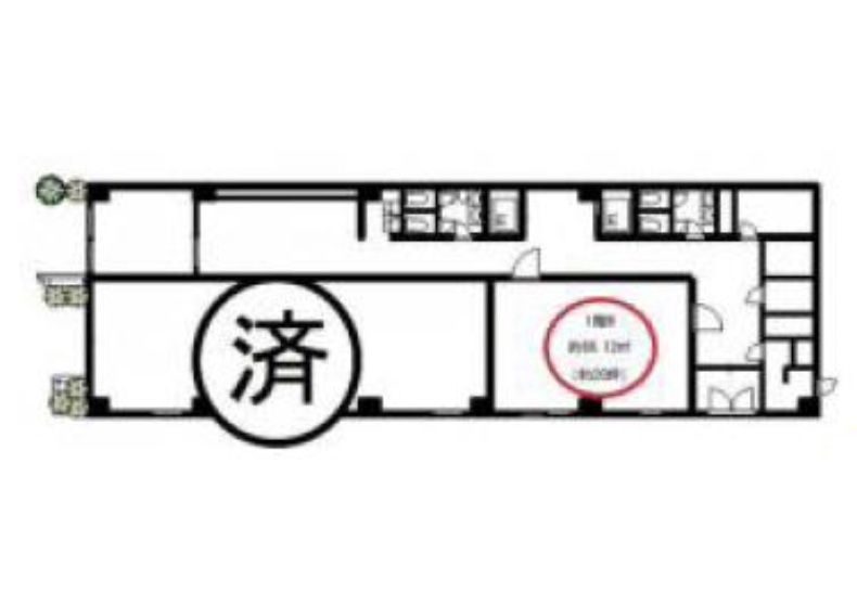 埼玉県さいたま市 大宮駅徒歩10分 ビル1階物件図面