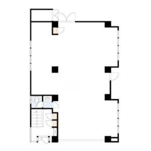 東京都八王子市　京王八王子駅徒歩11分　ビル1階物件図面