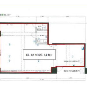 東京都江東区　門前仲町駅徒歩3分　ビル1階物件図面