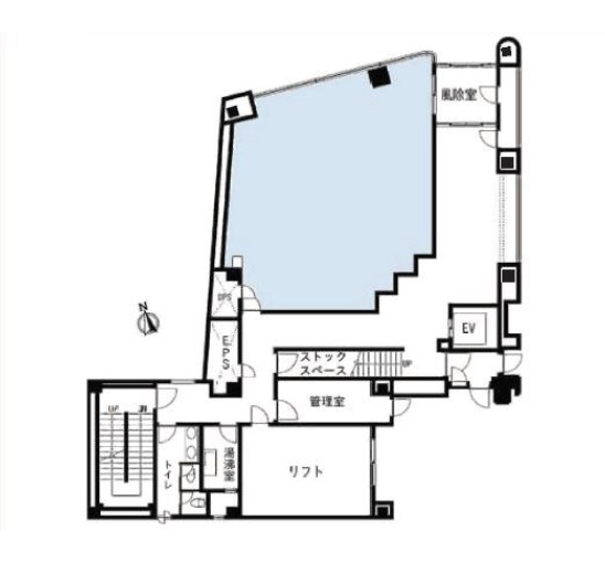 東京都立川市　立川駅徒歩２分　ビル1階物件図面