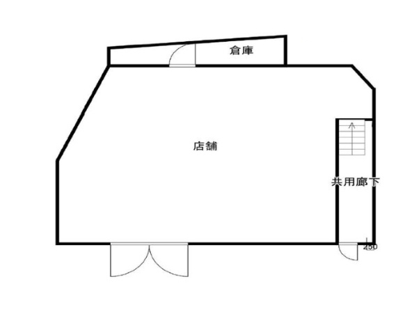 東京都葛飾区　金町駅徒歩5分　ビル1階物件図面