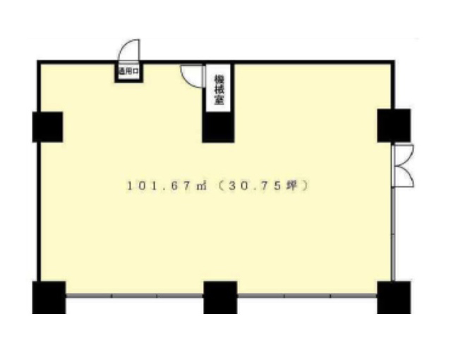 東京都港区　新橋駅徒歩８分　ビル1階物件図面