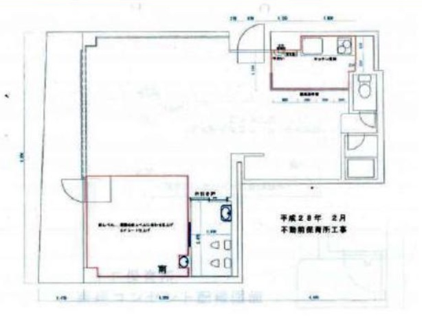 東京都品川区　不動前駅徒歩4分　ビル1階物件図面