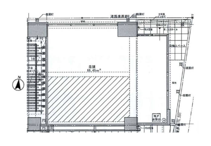 東京都千代田区　末広町駅　秋葉原新築マンション1階物件図面