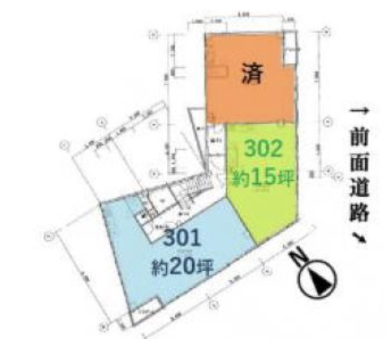 東京都台東区　蔵前駅徒歩1分　ビル３階物件図面