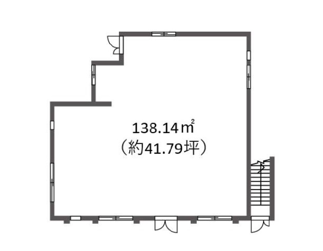 神奈川県川崎市　新百合ヶ丘駅徒歩21分　ビル1階物件図面