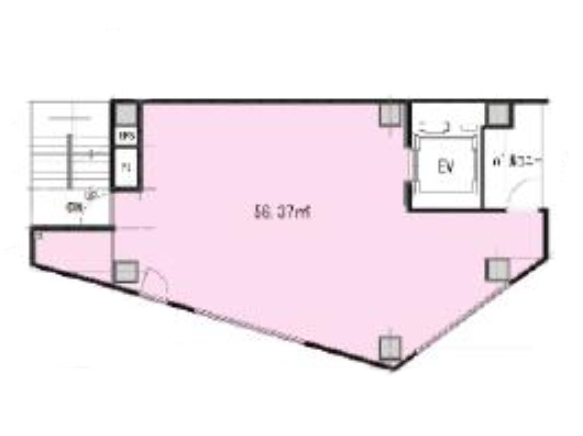 東京都大田区　大森駅徒歩2分　新築ビル3階物件図面