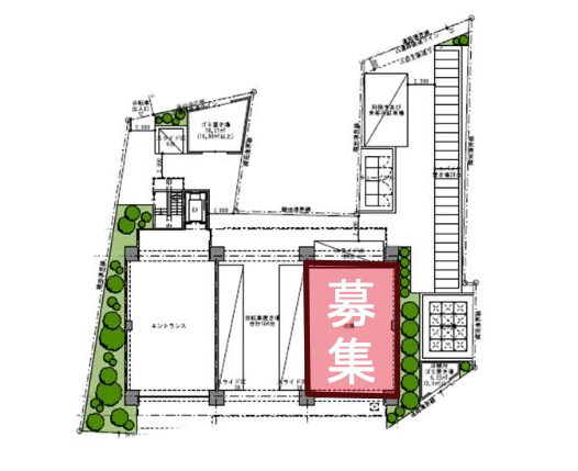 東京都多摩市　聖蹟桜ヶ丘駅徒歩2分　新築ビル計画物件図面