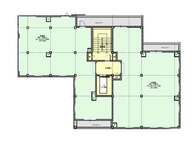 東京都葛飾区　京成押上線 立石駅徒歩3分　医療ビル計画２F物件図面
