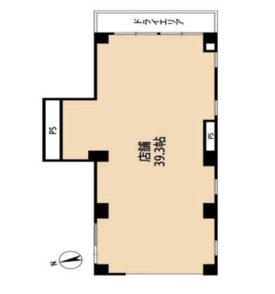 東京都港区　六本木駅徒歩4分　新築ビル1階物件図面