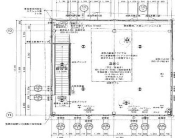埼玉県川越市　川越駅徒歩3分　新築2階店舗図面