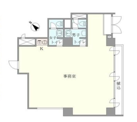 神奈川県横浜市　鶴見駅徒歩11分　ビル1階物件図面