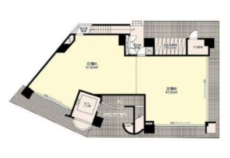 千葉県鎌ヶ谷市　鎌ヶ谷駅徒歩１分　ビル1階物件図面