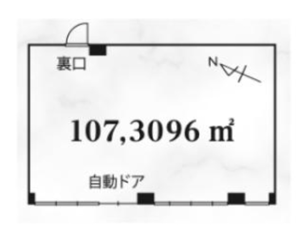 東京都大田区　多摩川駅徒歩４分　ビル1階物件図面