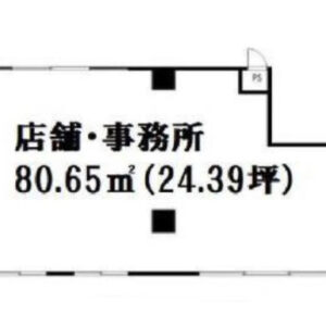 神奈川県横浜市　妙蓮寺駅徒歩1分　ビル1階物件図面