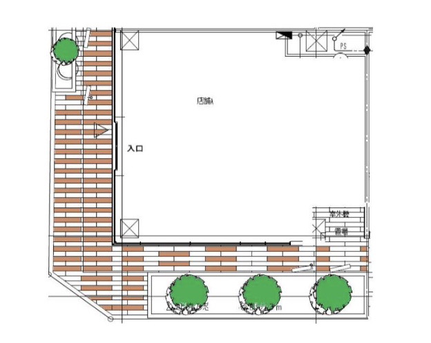 埼玉県さいたま市　北浦和駅徒歩4分　ビル1階物件図面