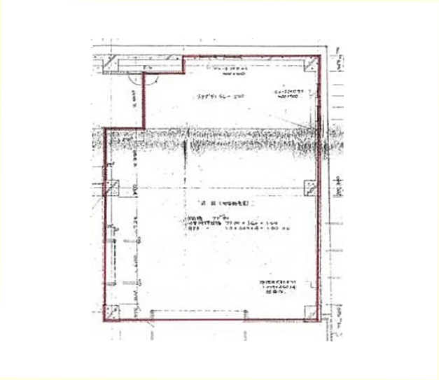 神奈川県厚木市　本厚木駅徒歩5分　ビル1階物件図面