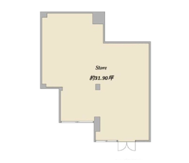 東京都江戸川区　葛西駅徒歩11分　ビル1階物件図面