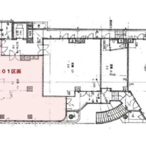 神奈川県横浜市　たまプラーザ駅徒歩3分　ビル2階物件図面