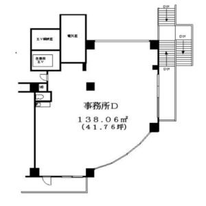 神奈川県横浜市都筑区　北山田駅徒歩6分　ビル2階物件図面